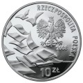 Polska: srebrna moneta kolekcjonerska:  10 zł / 2008 r. - 40. rocznica Marca ’68.        Sklep Numizmatyczny, Warszawa ul. Króla Maciusia 12.    www.sklepnumizmatyczny.eu 
