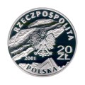 Polska: srebrna moneta kolekcjonerska:  20 zł / 2001 r. - Zabytki kultury materialnej w Polsce: Kopalnia soli w Wieliczce.     Sklep Numizmatyczny, Warszawa:  www.sklepnumizmatyczny.eu