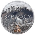 Polska: srebrna moneta kolekcjonerska z cyrkonią: 10 zł / 2008 r. - Sybiracy. Sklep Numizmatyczny, Warszawa ul. Króla Maciusia 12. www.sklepnumizmatyczny.eu 