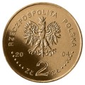 Polska: moneta ze stopu Nordic Gold: 2 zł / Dzieje złotego.        Sklep Numizmatyczny, Warszawa ul. Króla Maciusia 12.               www.sklepnumizmatyczny.eu 