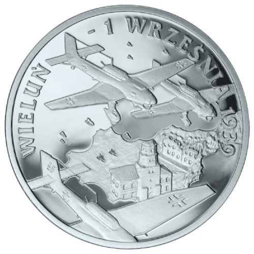 Polska: srebrna moneta kolekcjonerska:  10 zł / 2009 r. - Wrzesień 1939 r.        Sklep Numizmatyczny,  Warszawa ul. Króla Maciusia 12.    www.sklepnumizmatyczny.eu 