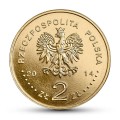 Polska: moneta ze stopu Nordic Gold:  2 zł / 2014 r. - 100. rocznica urodzin Jana Karskiego. Sklep Numizmatyczny, Warszawa ul. Króla Maciusia 12. www.sklepnumizmatyczny.eu 
