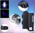 Mikroskop kieszonkowy,  powiększenie 60-100x, LED + UV.  Sklep Numizmatyczny, Warszawa ul. Króla Maciusia 12. www.sklepnumizmatyczny.eu
