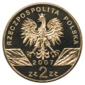 Polska: moneta ze stopu Nordic Gold: 2 zł / 2007 r. - Zwierzęta świata: Foka szara (łac. Halichoerus grypus).        Sklep Numizmatyczny, Warszawa ul. Króla Maciusia 12.               www.sklepnumizmatyczny.eu 