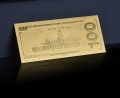 USA: Banknot złocony: 100 $ - sto dolarów (3).  Sklep Numizmatyczny, Warszawa ul. Króla Maciusia 12.  www.sklepnumizmatyczny.eu