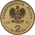 Polska: moneta ze stopu Nordic Gold: 2 zł / 2002 r. -  Poczet królów i książąt polskich:
August II Mocny (1697-1706; 1709-1733).        Sklep Numizmatyczny, Warszawa ul. Króla Maciusia 12.               www.sklepnumizmatyczny.eu 
