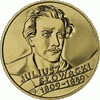 Polska: moneta ze stopu Nordic Gold: 2 zł / 1999 r. - 150. rocznica śmierci Juliusza Słowackiego (1809 - 1849).   Sklep Numizmatyczny, Warszawa ul. Króla Maciusia 12.    www.sklepnumizmatyczny.eu