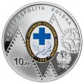 Polska: srebrna moneta kolekcjonerska:  10 zł / 2009 r. - 100. rocznica powstania TOPR.        Sklep Numizmatyczny,  Warszawa ul. Króla Maciusia 12.    www.sklepnumizmatyczny.eu 