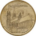 Polska: moneta ze stopu Nordic Gold: 2 zł / 2005 r. -  Historyczne Miasta w Polsce: Włocławek – woj. kujawsko-pomorskie. Sklep Numizmatyczny, Warszawa ul. Króla Maciusia 12.   www.sklepnumizmatyczny.eu