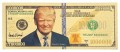 USA: Banknot złocony:  Donald Trump 1.000.000 $ (1 MILION dolarów).  Sklep Numizmatyczny, Warszawa ul. Króla Maciusia 12.  www.sklepnumizmatyczny.eu