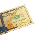 USA: Banknot złocony:  Donald Trump 1.000.000 $ (1 MILION dolarów).  Sklep Numizmatyczny, Warszawa ul. Króla Maciusia 12.  www.sklepnumizmatyczny.eu
