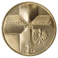 Polska: moneta ze stopu Nordic Gold: 2 zł / 2003 r. - Jan Paweł II – 25-lecie pontyfikatu.        Sklep Numizmatyczny, Warszawa ul. Króla Maciusia 12.               www.sklepnumizmatyczny.eu 