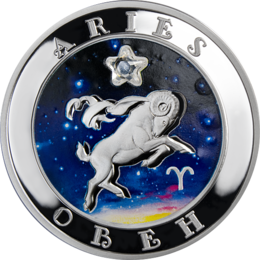 ARMENIA: moneta 100 dram / 2008 r. - ZNAKI ZODIAKU:  BARAN.  Warszawa,  Sklep Numizmatyczny:  www.sklepnumizmatyczny.eu