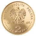 Polska: moneta ze stopu Nordic Gold: 2 zł / 1999 r. - Wejście Polski do NATO .   Sklep Numizmatyczny, Warszawa ul. Króla Maciusia 12.    www.sklepnumizmatyczny.eu 