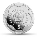 POLSKA: srebrna moneta kolekcjonerska 5 zł / 2016 r. - Polskie Kluby Piłkarskie – Legia Warszawa.  Sklep Numizmatyczny, Warszawa ul. Króla Maciusia 12.    www.sklepnumizmatyczny.eu