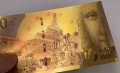 Banknot złocony: "0" - zero Euro / Polska.  Sklep Numizmatyczny, Warszawa ul. Króla Maciusia 12.  
 www.sklepnumizmatyczny.eu