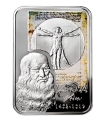 Andora: srebrna moneta kolekcjonerska 10 dinerów / 2008 z serii: Malarze Świata - Leonardo da Vinci.   Sklep Numizmatyczny, Warszawa ul. Króla Maciusia 12.  www.sklepnumizmatyczny.eu