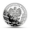 POLSKA: srebrna moneta kolekcjonerska 10 zł / 2020 r. - Wyklęci przez komunistów żołnierze niezłomni - Mieczysław Dziemieszkiewicz „Rój”.    Sklep Numizmatyczny, Warszawa ul. Króla Maciusia 12.    www.sklepnumizmatyczny.eu