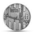 POLSKA: srebrna moneta kolekcjonerska: 10 zł / 2020 r. - Ofiarom obozu KL Warschau.    Sklep Numizmatyczny,  Warszawa ul. Króla Maciusia 12.    www.sklepnumizmatyczny.eu