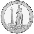 USA: moneta obiegowa z serii ćwierćdolarówek:  Parki Narodowe / Quarter - 25 centów / 2013 r. - Perry's Victory and International Peace Memoria.  Sklep Numizmatyczny, Warszawa ul. Króla Maciusia 12.  www.sklepnumizmatyczny.eu
