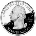USA: moneta obiegowa z serii ćwierćdolarówek:  Parki Narodowe / Quarter - 25 centów / 2014 r. - Park Narodowy Everglades.  Sklep Numizmatyczny, Warszawa ul. Króla Maciusia 12.  www.sklepnumizmatyczny.eu