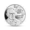 POLSKA: srebrna moneta kolekcjonerska: 10 zł / 2021 r. - Wielcy polscy ekonomiści – Edward Taylor.    Sklep Numizmatyczny,  Warszawa ul. Króla Maciusia 12.    www.sklepnumizmatyczny.eu