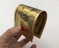 USA: Banknot złocony: 100 $ - sto dolarów (2).  Sklep Numizmatyczny, Warszawa ul. Króla Maciusia 12.  www.sklepnumizmatyczany.eu