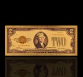 USA: Banknot złocony: 2 $ - dwa dolary /1928.  Sklep Numizmatyczny, Warszawa ul. Króla Maciusia 12.  www.sklepnumizmatyczny.eu