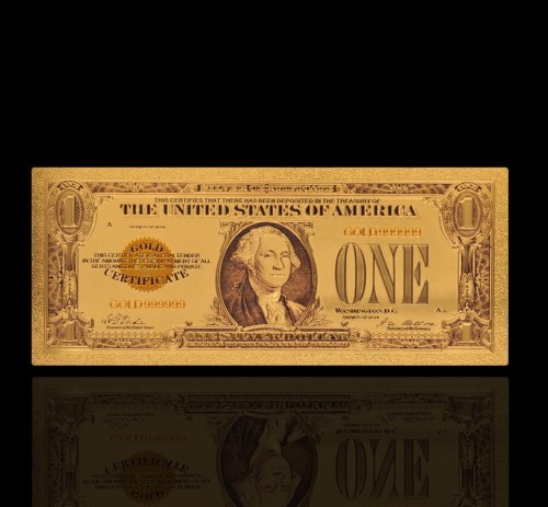 USA: Banknot złocony: 1 $ - jeden dolar /1928.  Sklep Numizmatyczny, Warszawa ul. Króla Maciusia 12.  www.sklepnumizmatyczny.eu