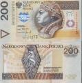 Banknot 200 zł / 1994 rok, seria YB - Zygmunt I Stary. Sklep Numizmatyczny, Warszawa ul. Króla Maciusia 12. www.sklepnumizmatyczny.eu 