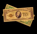 USA: Banknot złocony: 10 $ - dziesięć dolarów /1928.  Sklep Numizmatyczny, Warszawa ul. Króla Maciusia 12.  www.sklepnumizmatyczny.eu