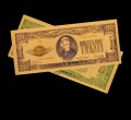 USA: Banknot złocony: 20 $ - dwadzieścia dolarów /1928.  Sklep Numizmatyczny, Warszawa ul. Króla Maciusia 12.  www.sklepnumizmatyczny.eu