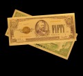 USA: Banknot złocony: 50 $ - pięćdziesiąt dolarów /1928.  Sklep Numizmatyczny, Warszawa ul. Króla Maciusia 12.  www.sklepnumizmatyczny.eu