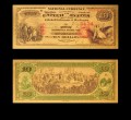 USA: Banknot złocony: 10 $ - dziesięć dolarów /1875.  Sklep Numizmatyczny, Warszawa ul. Króla Maciusia 12.  www.sklepnumizmatyczny.eu