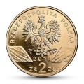 Polska: moneta ze stopu Nordic Gold: 2 zł / 2014 r. - Zwierzęta Świata – Konik Polski. Sklep Numizmatyczny, Warszawa ul. Króla Maciusia 12. www.sklepnumizmatyczny.eu 