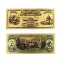 USA: Banknot złocony: 1000 $ - tysiąc dolarów /1875.  Sklep Numizmatyczny, Warszawa ul. Króla Maciusia 12.  www.sklepnumizmatyczny.eu