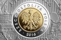 POLSKA: srebrna moneta kolekcjonerska w kształcie klipy: 5 zł / 2016 r. - 250. rocznica założenia Mennicy Warszawskiej.    Sklep Numizmatyczny, Warszawa ul. Króla Maciusia 12. www.sklepnumizmatyczny.eu