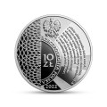 POLSKA: srebrna moneta kolekcjonerska: 10 zł / 2022 r. - Wielcy polscy ekonomiści – Władysław Grabski.    Sklep Numizmatyczny,  Warszawa ul. Króla Maciusia 12.    www.sklepnumizmatyczny.eu