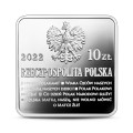 POLSKA: srebrna moneta kolekcjonerska: 10 zł / 2022 r. - 90. rocznica powstania Znaku Rodła.    Sklep Numizmatyczny,  Warszawa ul. Króla Maciusia 12.    www.sklepnumizmatyczny.eu