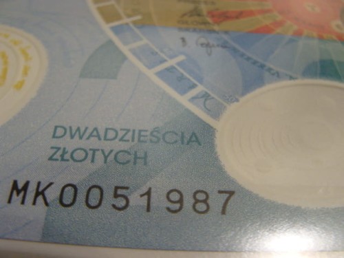 Banknot kolekcjonerski 20 zł / 2023 r. - Mikołaj Kopernik - 550 rocznica urodzin.  Sklep Numizmatyczny,   Warszawa,   ul. Króla Maciusia 12.   www.sklepnumizmatyczny.eu