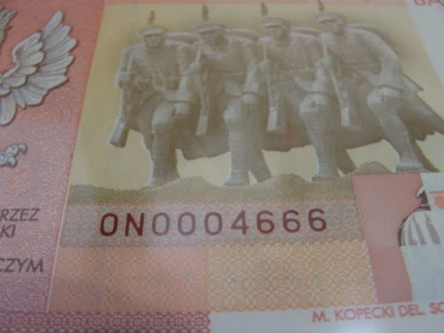 Banknot kolekcjonerski 10 zł / 2008 r. - 90. rocznica Odzyskania Niepodległości.    Sklep Numizmatyczny,   Warszawa,   ul. Króla Maciusia 12.   www.sklepnumizmatyczny.eu