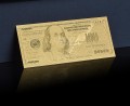 USA: Banknot złocony: 100 $ - sto dolarów (3).  Sklep Numizmatyczny, Warszawa ul. Króla Maciusia 12.  www.sklepnumizmatyczny.eu