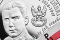 POLSKA: srebrna moneta kolekcjonerska z tampondrukiem 10 zł / 2017 r. - Wyklęci przez komunistów żołnierze niezłomni – Henryk Glapiński ps. „Klinga”.    Sklep Numizmatyczny, Warszawa ul. Króla Maciusia 12.    www.sklepnumizmatyczny.eu
