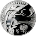 Moneta 10 zł / 2010 r. Historia Polskiej Muzyki Rozrywkowej – Krzysztof Komeda.      Sklep Numizmatyczny, Warszawa ul. Króla Maciusia 12. www.sklepnumizmatyczny.eu 