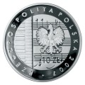 Polska: srebrna moneta kolekcjonerska:  10 zł / 2007 r. - 125. rocznica urodzin Karola Szymanowskiego (1882-1937).        Sklep Numizmatyczny,  Warszawa ul. Króla Maciusia 12.    www.sklepnumizmatyczny.eu 