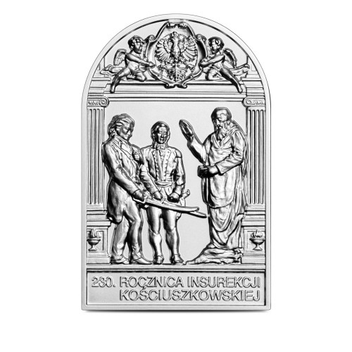 Srebrna moneta kolekcjonerska:  50 zł / 2024 r. - 230. rocznica insurekcji kościuszkowskiej.   Sklep Numizmatyczny: 
 www.sklepnumizmatyczny.eu