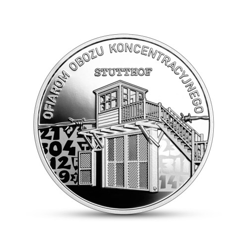 POLSKA: srebrna moneta kolekcjonerska  10 zł / 2024 r. - 
Ofiarom obozu koncentracyjnego Stutthof.    
Warszawa,  Sklep Numizmatyczny:    
www.sklepnumizmatyczny.eu