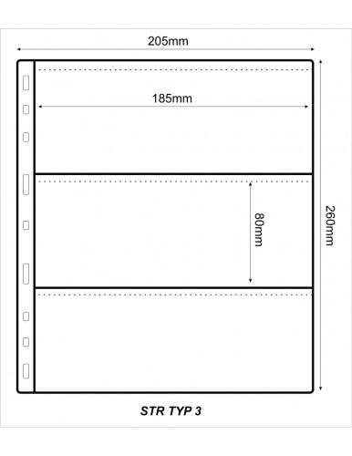 Strona na banknoty typu "III" - posiada trzy kieszenie.  
Warszawa, Sklep Numizmatyczny: 
www.sklepnumizmatyczny.eu