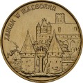 Polska: moneta ze stopu Nordic Gold: 2 zł / 2002 r. -  Zabytki kultury materialnej w Polsce: Zamek w Malborku.        Sklep Numizmatyczny, Warszawa ul. Króla Maciusia 12.               www.sklepnumizmatyczny.eu 