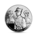POLSKA: srebrna moneta kolekcjonerska: 50 zł / 2025 r. - 85. rocznica zbrodni katyńskiej. Warszawa,  Sklep Numizmatyczny:    www.sklepnumizmatyczny.eu